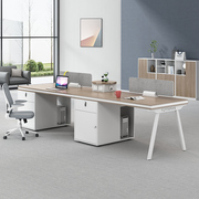 职员办公桌椅组合简约现代4四6人位屏风工位办公室家具电脑桌卡座