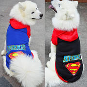 超人蝙蝠侠服饰金毛萨摩，衣服秋冬外贸，亚马孙狗狗猫咪宠物卫衣