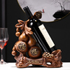 葫芦红酒架摆件家居创意，客厅葡萄酒架，中式桌餐边柜酒托酒柜装饰品