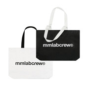 MMALBCREW限定系列LOGO印花白色黑色环保手提袋PE编织袋购物袋