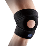 lp运动护膝透气短款可调式硅胶护膝788km骑行球类膝盖护具健身