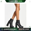 香港直邮潮奢 Glamorous 女士 高筒防水台短靴(黑色)