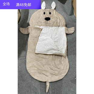 外贸原单春秋宝宝夹棉信封式大码儿童动物造型睡袋防踢被睡袋婴儿
