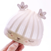 宝宝帽子夏款可爱胎帽婴儿，空调帽子薄款0到3个月新生儿女宝帽子