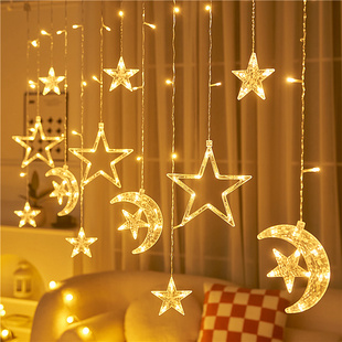 led星星灯小彩灯闪灯串灯满天，星网红卧室，浪漫房间圣诞装饰品布置