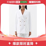香港直邮giulivaheritage女士cornelia双排，扣条纹棉质夹克