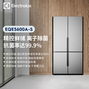 伊莱克斯进口独立式十字，冰箱eqe5600a-s家用冷冻冷藏冰箱