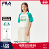 FILA x 梵高博物馆 斐乐童装儿童连衣裙夏季新女童两件套裙子