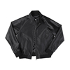 设计师品牌muslun秋款薄夹克黑色外套标准，版型免烫ykk金属双拉头