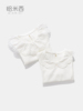 2024春装女童纯色蕾丝娃娃，领打底衫0-3岁女宝宝清新长袖白色棉t恤