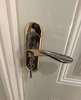 室内房门锁卧室简约门锁静音木门锁执手锁不锈钢锁芯带钥匙三件套