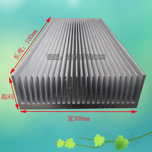 大功放散热片散热器铝型材散热器宽300高85长100mm长度可任意定q.