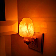 水晶盐灯喜马拉雅自然款壁灯，盐灯卧室床头灯创意时尚盐壁灯摆件
