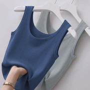 Thread sling vest sleeveless shirt女士螺纹吊带背心无袖打低衫