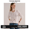 teenieweenie小熊春装海军，领翻领套头针织衫毛衣，女装内搭上衣