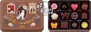 24年情人节日本本土morozoff限定巴黎的猫咪铁盒巧克力礼盒