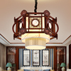 中式吊灯客厅灯实木餐厅灯具仿古吊灯中国风走廊门厅阳台楼梯吊灯