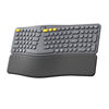 多彩（DeLUX）GM903键盘人体工学键盘蓝牙无线键盘拱形键盘圆形按
