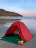 儿童沙滩帐篷户外便携折叠自动速开海边防晒玩沙野餐遮阳露营简易