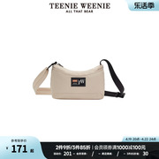 teenieweenie小熊时尚简约字母，贴布单肩斜挎包，简约女包