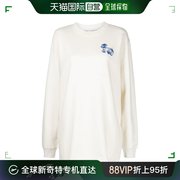 香港直邮offwhite女士，白色长款卫衣，owdb098f21jer001-6145