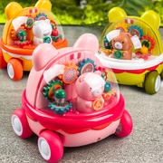 儿童小熊齿轮车玩具宝宝1一3岁回力惯性，小汽车6个月益智2男孩女孩