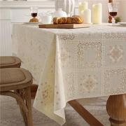 长方形塑料台布高级感桌布防水防油免洗防烫茶几布罩餐桌垫子pvc