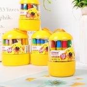 桶装油画棒儿童涂鸦彩笔，套装创意可爱彩笔，环保蜡笔奖品礼物
