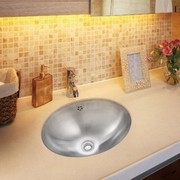 椭圆形304不锈钢水槽，卫生间台下盆台上盆洗面盆洗手池洗物盆