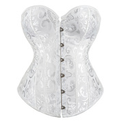 新娘无肩带蕾丝薄款婚纱塑身衣束腰瘦身衣宫廷束身束胸内衣corset