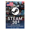 美国steam钱包充值点卡30美金 steam wallet gift card USD30