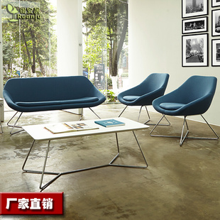 不锈钢广东省设计休闲办公沙发配套会客接待酒吧台桌C105白色