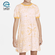 Nike/耐克 夏季圆领运动休闲女大童连衣裙 DA1401-204