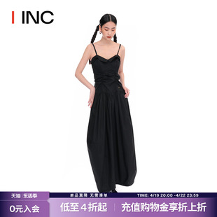 ETHOR 设计师品牌 IINC 23SS经典吊带抹胸连衣裙长裙女
