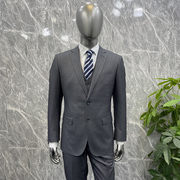 品牌男士西服西裤马甲商务，套装3件灰色绅士时尚，修身混纺面料免烫