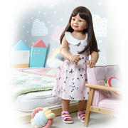202387厘米2岁女宝宝 儿童童装模特 仿真全胶关节娃娃 可站立