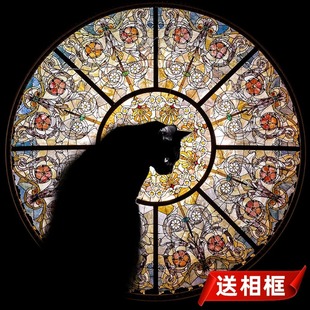 教堂猫拼图Cathedral Cat异形木质高难度解压小红书同款生日礼物