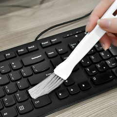 日本软毛清洁刷电脑键盘清理灰尘笔记本缝隙清灰小风扇除尘刷
