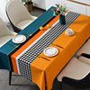 桌布防水防油防烫免洗方形餐桌台布PVC茶几布艺餐布简约现代桌垫