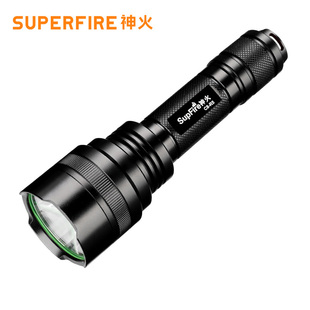 SupFire神火C8-R5强光手电筒超亮8W灯泡LED骑行家用充电户外防水