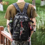 单肩背路亚包斜挎多功能腰包双肩，包钓鱼竿包专用(包专用)背包大号装备