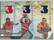 NBA球星卡 2005 Topps 开拓者队 兰多夫 拉希姆 经典限量球衣卡