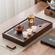 茶盘沥水托盘功夫茶具，小茶台一人用家用竹制蓄水式茶海干泡台茶海