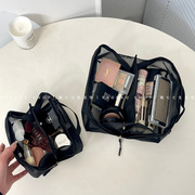 化妆包女便携大容量分区防水网状，收纳包洗漱包，高级感旅行网红包