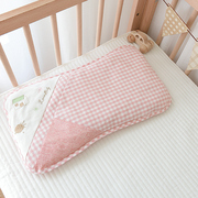 儿童苎麻枕头新生婴儿定型枕夏季幼儿园宝宝加长款四季通用透气枕