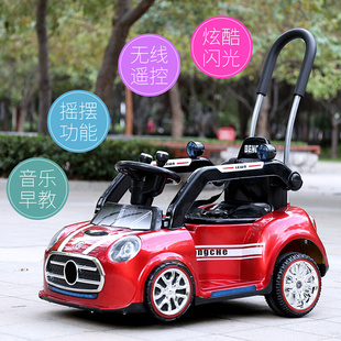 儿童电动瓦力车四轮双驱汽车，婴儿童车宝宝，电动玩具车可坐人遥控车