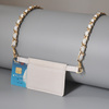 小香白色三折短款钱包卡片，包不伤包改斜挎包，链白色皮链条配件