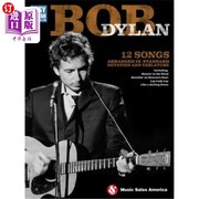 海外直订bobdylan-easyguitareasyguitarwithnotes&tab鲍勃·迪伦，-简易吉他:带音符和标签的简易吉他