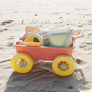 韩国ins儿童沙滩玩具，小推车套装海边男孩女孩，戏水挖沙铲子工具