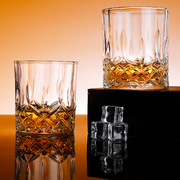 威士忌酒杯家用复古水晶玻璃洋酒杯烈酒杯创意八角啤酒杯酒吧套装